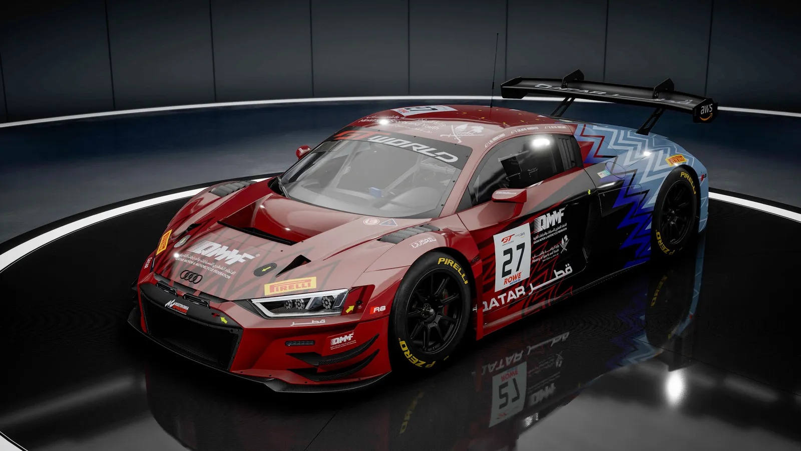 다른 리버리의 아우디 R8 LMS GT3 evo II