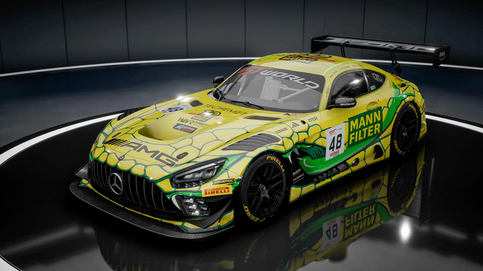 다른 리버리의 메르세데스-AMG GT3 EVO