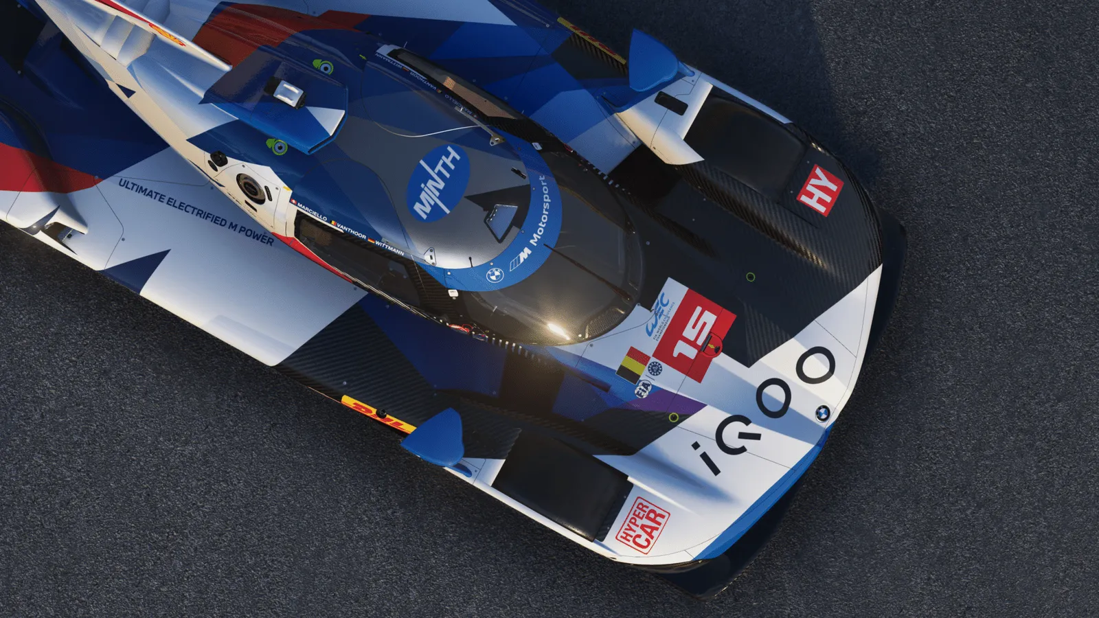 위에서 본 BMW M 하이브리드 V8 #15